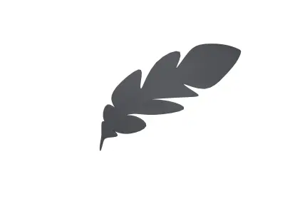 Feather Pen v1 006 Low-poly 3D model