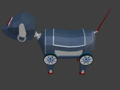 ROBOT DOG 3D model 10