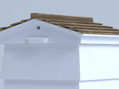 Wooden Beehive 3D model
