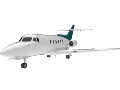 Hawker 125 3D model