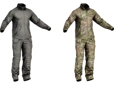 UFPRO UNIFORM Low-poly 3D model