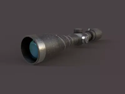 Weapon Sight Low-poly 3D model