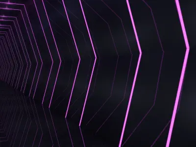 Futuristic Corridor Free low-poly 3D model