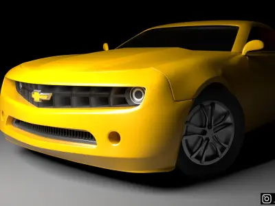 3D Car Model - Camaro Chevrolet Free 3D model