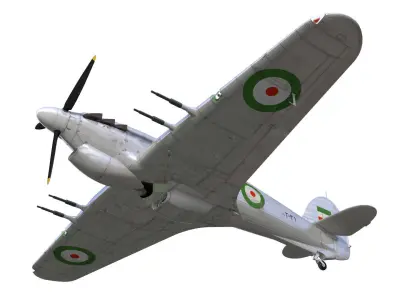 Hawker Hurricane Trainer MK2c 3D model