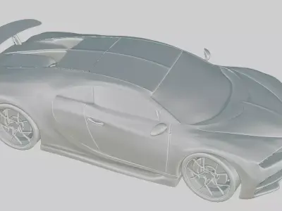 Luxury Super Sports Car 3D Model Low-poly 3D model