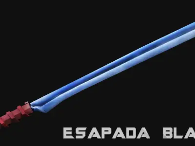 Espada Blade Low-poly 3D model