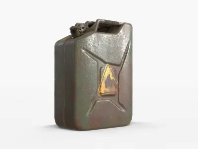 Jerrycan Asset 03 Low-poly 3D model