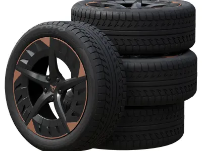 Cupra wheels 3D model