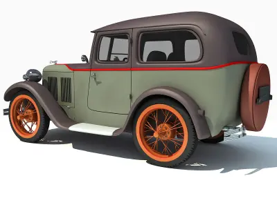 WWII Austin Vehicle 3D model