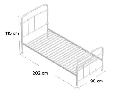 Alto Bed Frame Free 3D model
