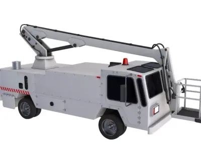Aircraft Deicing Vehicle 3D model
