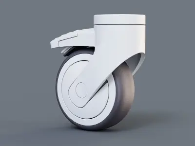 Caster Wheel 2 3D model