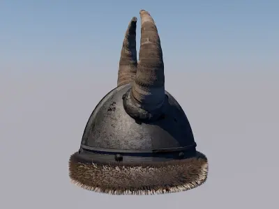 Barbarian hamlet 3D model