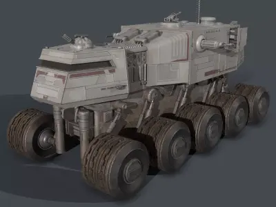Star Wars - Juggernaut HAVw Low-poly 3D model