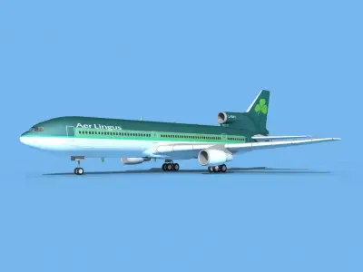 Lockheed L-1011 TriStar Air Lingus 1 3D model