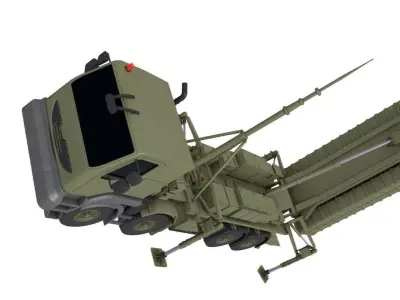 SAMP-T Air Defense Missile System  3D model