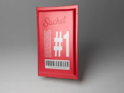 Sachet Pack 3D model