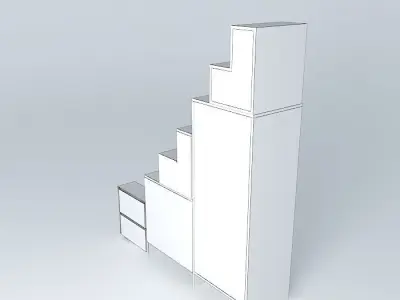 Step Tansu Free 3D model