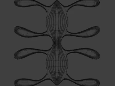 3D Model of a Modern Airport Low-poly 3D model