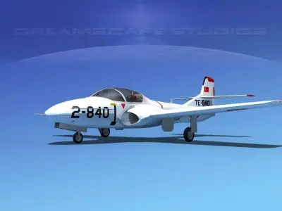 Cessna T-37 Tweetybird Turkey 3D model