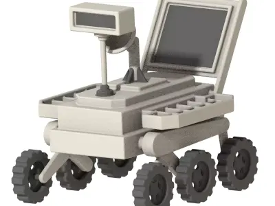 Space Rover Toy 3D print model