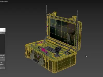 UAV Ground Control Station DESERT ROTOR 3D model