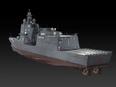 ITS Paolo Thaon di Revel Low-poly 3D model