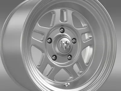 Mopar 2 Dodge Challenger rim 3D model