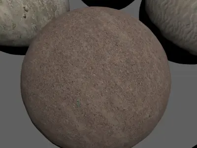 4K Fictional Planets Low-poly 3D model