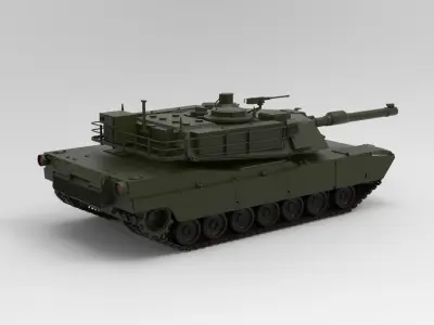 M1 Abrams Tank 3D model