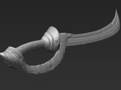 Zbrush Sword 04 3D model