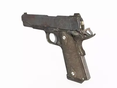 Modern weapons handguns 3D model