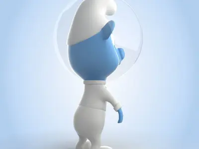 AstroSmurf  3D model