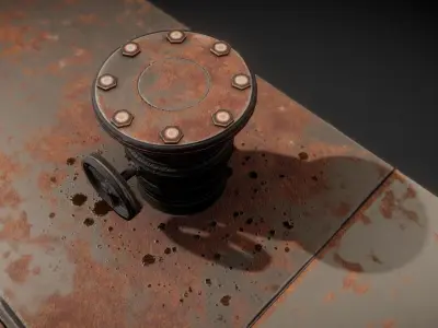 Fuel Tank Collection Low-poly 3D model