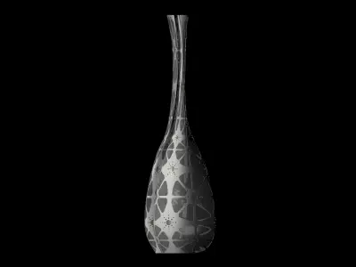 ORGANIC FLORAL VASE 3D model