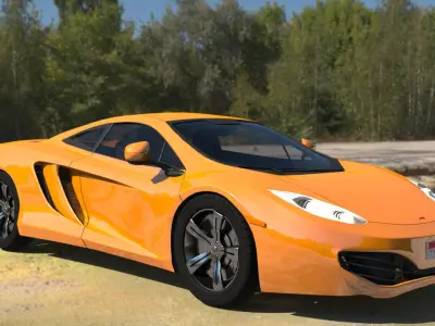 McLaren mp4 2011 3D model