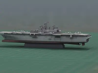 USS America LHA6 Warship 3D Print Model 3D print model