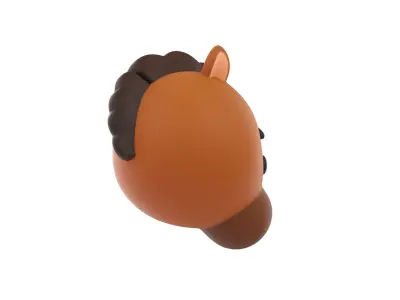 Prop140 Horse Head 3D model