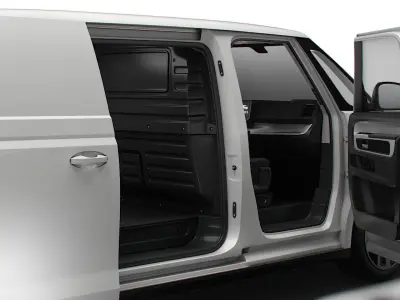 VW ID Buzz Cargo LWB HQInterior 2024 3D model