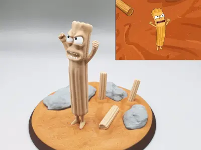CHURRY FROM RICK AND MORTY 3D print model