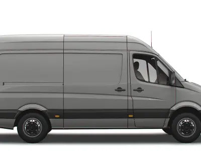 Freightliner Sprinter Cargo Van L2H2 2009 3D model