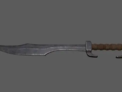 sword Low-poly 3D model