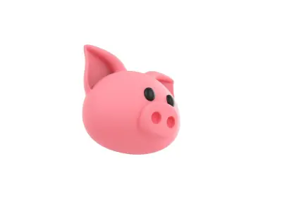 Prop147 Pig Head 3D model