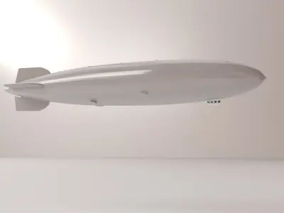 Airship zeppelin 3D model