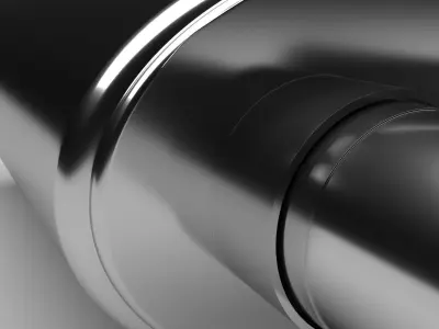 Car Exhaust 3D model