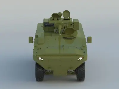 Iveco SuperAV 8x8 Armored Vehicle 3D model