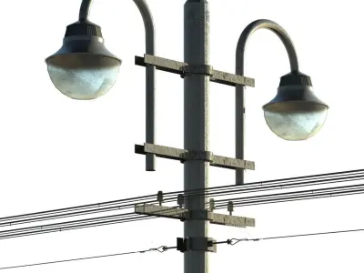 Street light 3D model