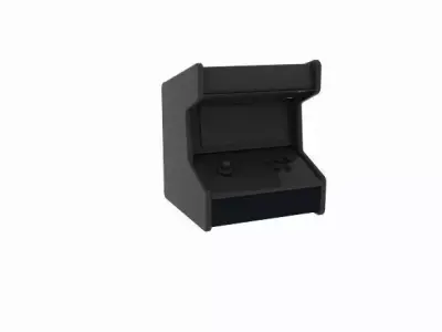borne arcade cabinet Free 3D model