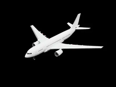 Airbus A300 A310 A330 A340 Pack 3D model